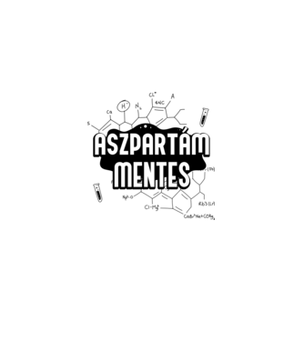 Aszpartám mentes minta világos rózsaszín pólón