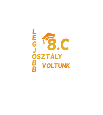 Legjobb osztály voltunk 8.c minta fekete pólón