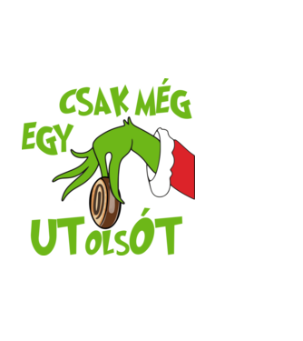 Csak még egy utolsót minta fekete pólón