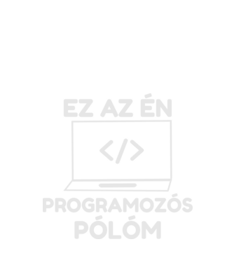 Ez az én programozós pólóm minta fekete pólón