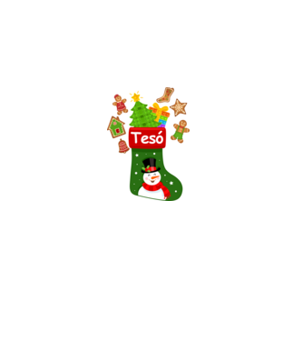 Tesó zokni minta fehér pólón