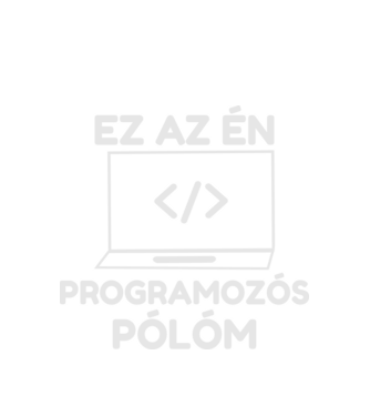 Ez az én programozós pólóm minta fehér pólón