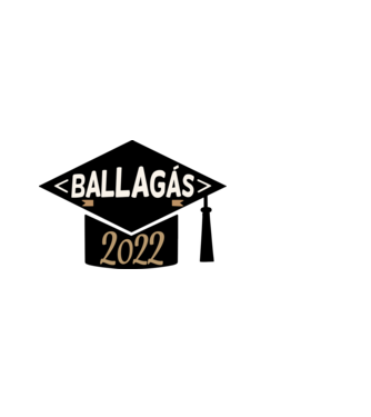 Ballagás 2022 minta fekete pólón
