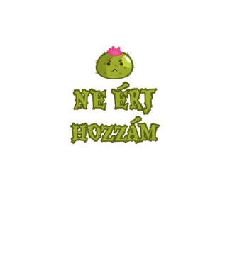 Ne érj hozzám minta fehér pólón