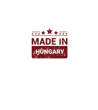 Made in hungary minta fehér pólón