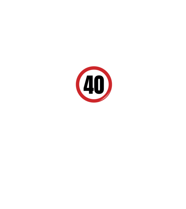 Stop! Ő itt egy 40 éves minta sötétkék pólón