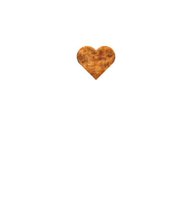 I love rántott hús minta fekete pólón