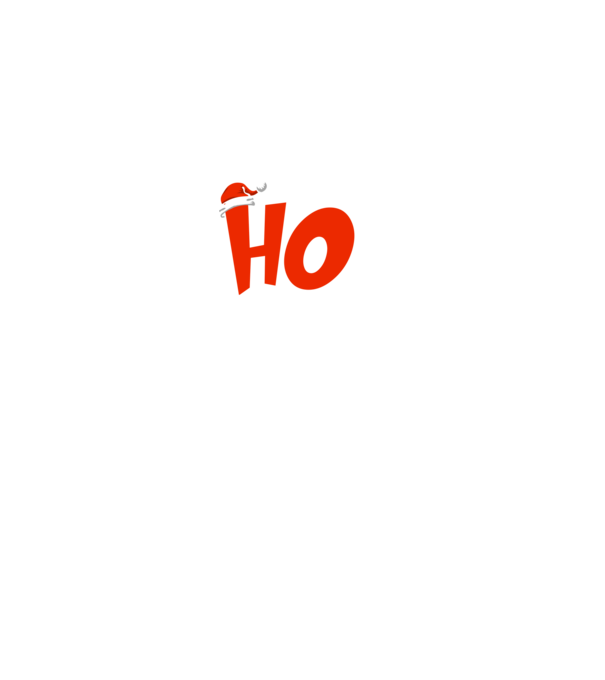 Ho boldog karácsonyt minta fekete pólón