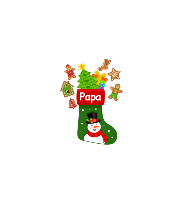 Papa zokni minta szürke pólón