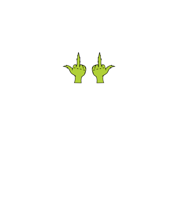 Grincs utálom a karácsonyt minta fehér pólón