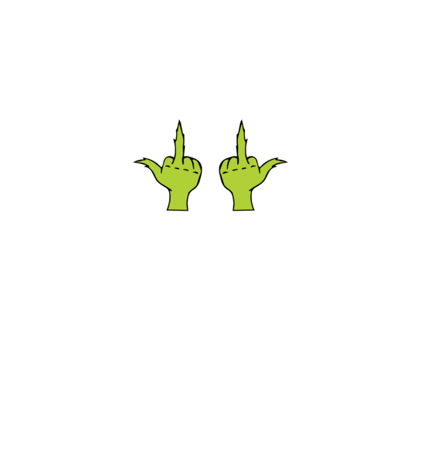 Grincs utálom a karácsonyt minta fehér pólón