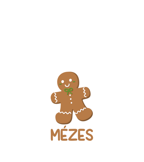 Mézes mézeskalács páros póló minta fehér pólón