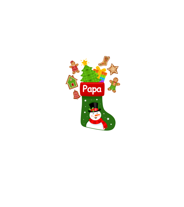 Papa zokni minta homokszín pólón