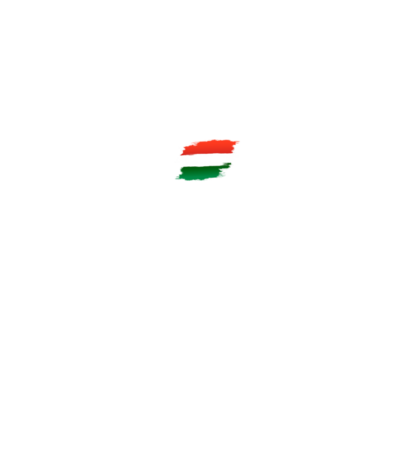 Magyarország zászlós minta királykék pólón