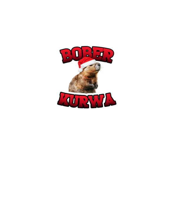Bober kurwa karácsony minta fekete pólón