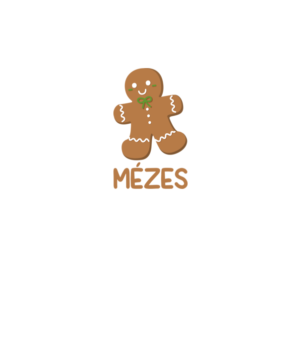Mézes mézeskalács páros póló minta fehér pólón