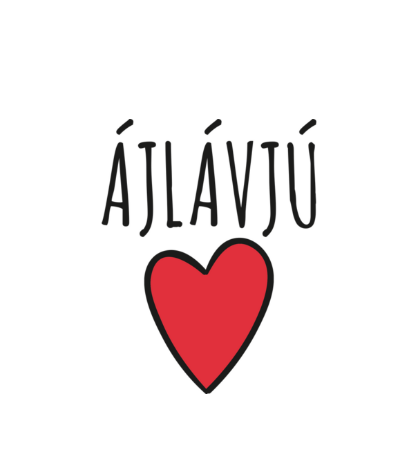 Ájlávjú minta fehér pólón