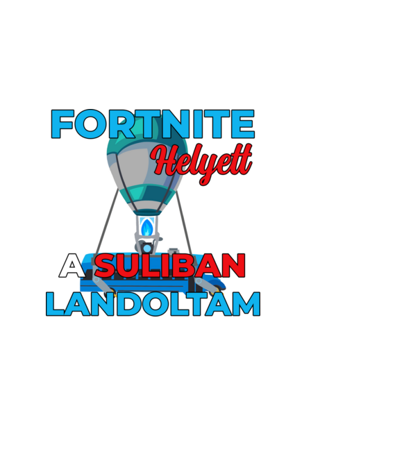 Fortnite helyett a suliban landoltam minta fekete pólón