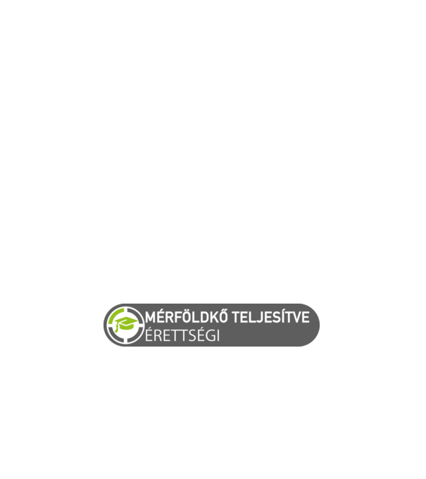 Mérföldkő teljesítve - Érettségi minta fehér pólón