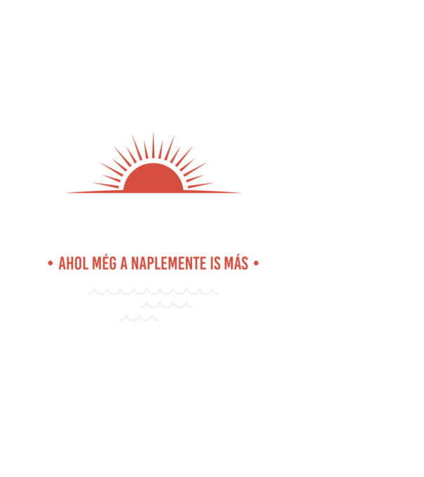 Balatonlelle, ahol még a naplemente is más minta fekete pólón