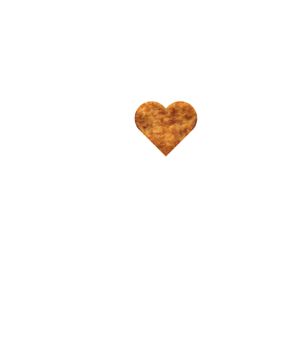 I love rántott hús minta fekete pólón