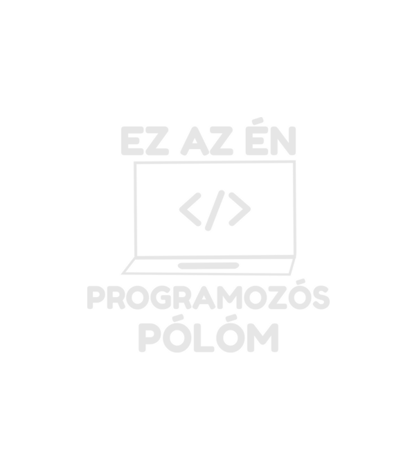 Ez az én programozós pólóm minta fehér pólón