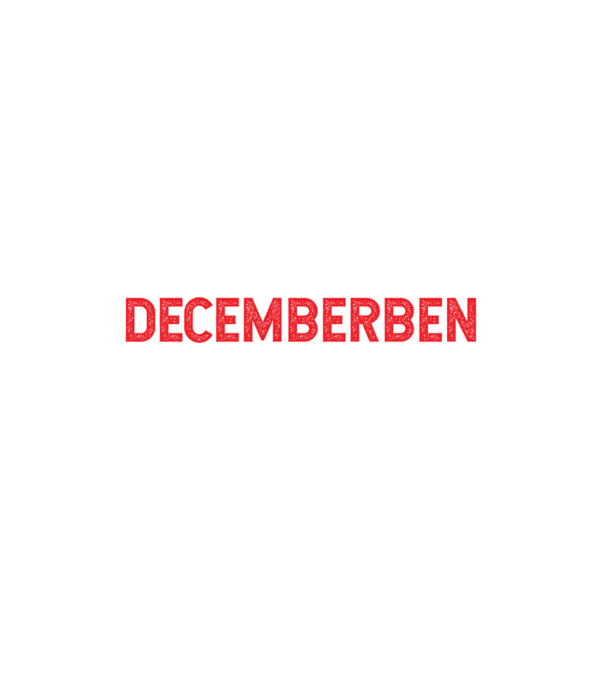 Ennek a pólónak a viselője decemberben született minta fehér pólón