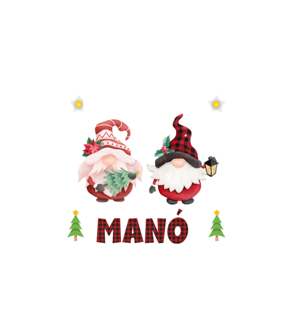 Papa manó minta fehér pólón