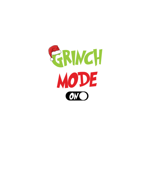 Grinch mode on minta fehér/piros pólón