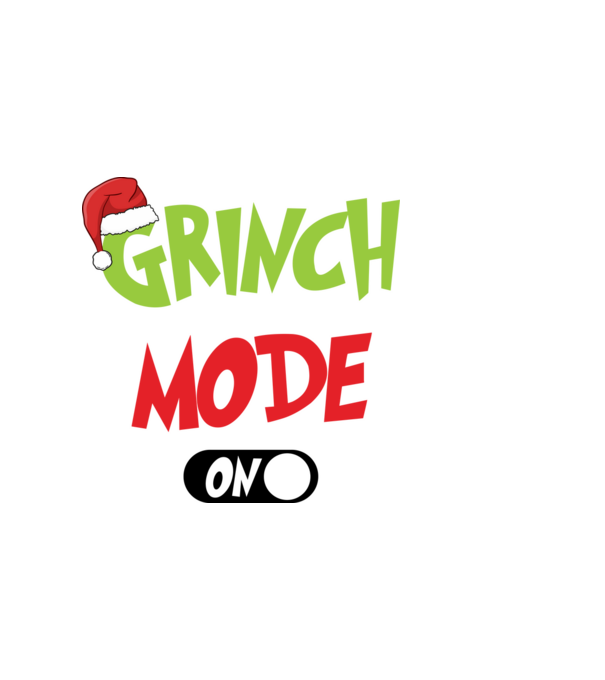 Grinch mode on minta fehér pólón