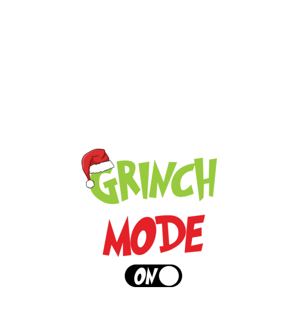 Grinch mode on minta fehér pólón