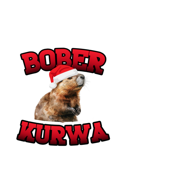 Bober kurwa karácsony minta fekete pólón