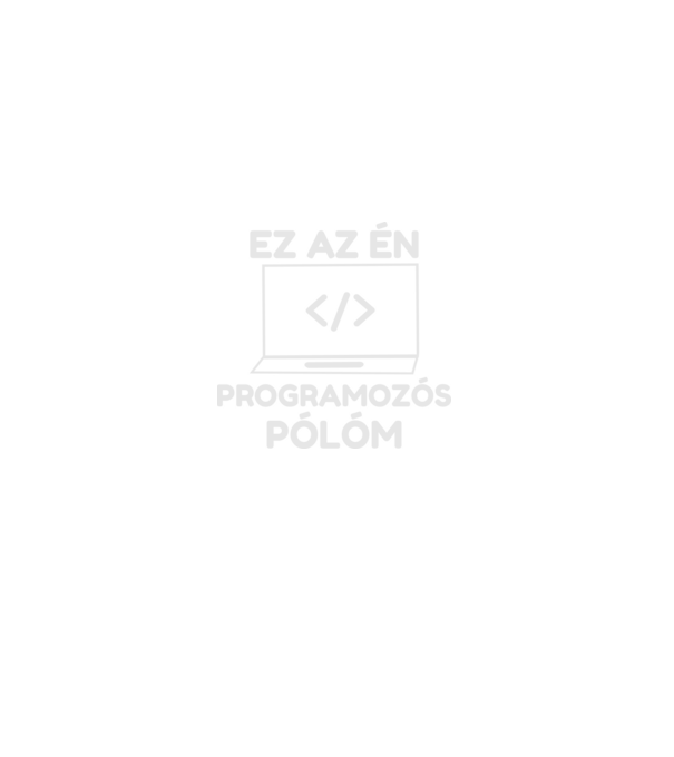 Ez az én programozós pólóm minta fekete pólón