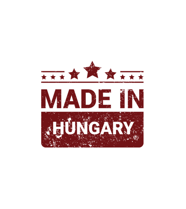 Made in hungary minta fehér pólón
