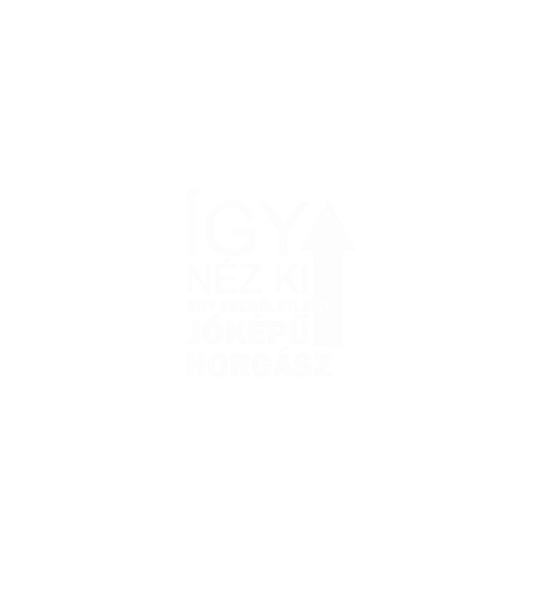 Így néz ki egy eszméletlenül jóképű horgász minta fekete pólón