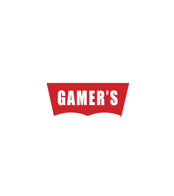 Gamer's minta fehér pólón