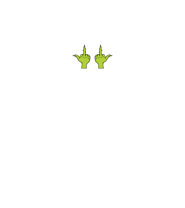 Grincs utálom a karácsonyt minta fekete pólón