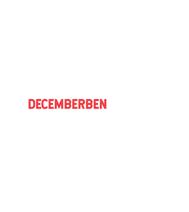 Ennek a pólónak a viselője decemberben született minta fehér pólón