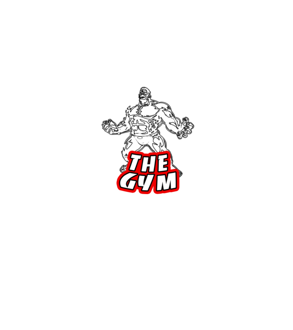 TheGYM minta farmerkék pólón
