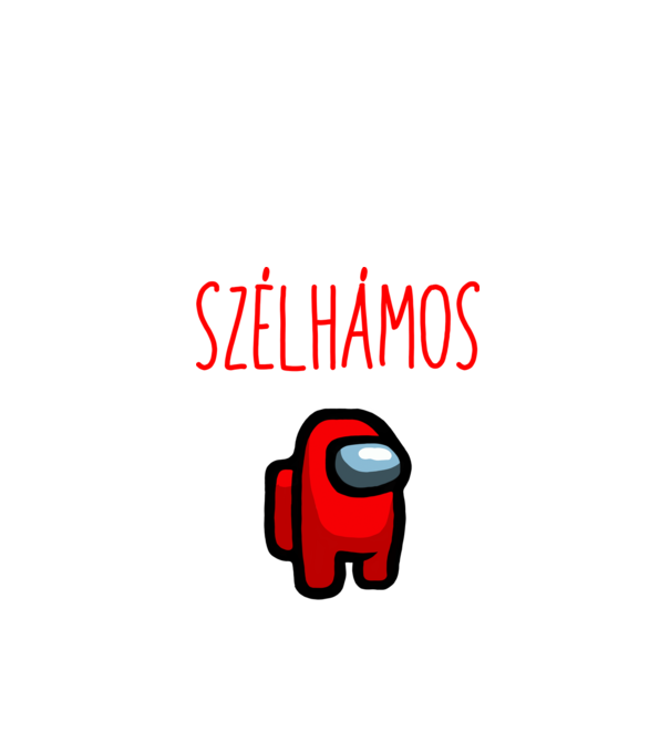 Szélhámos minta fekete pólón
