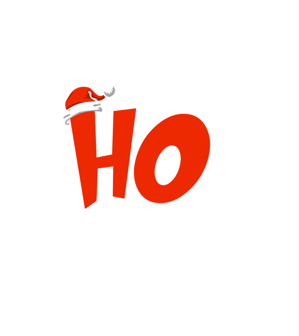 Ho boldog karácsonyt minta fehér pólón