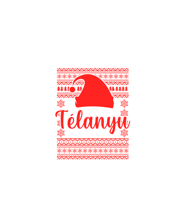 Télanyu minta fehér pólón