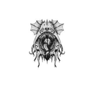 eldritch #1 minta szürke pólón