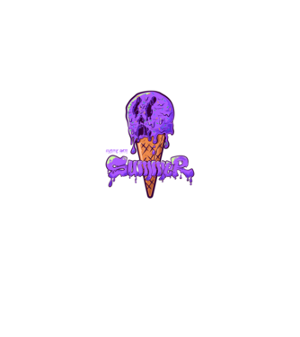 i f HATE summer | Purple minta fehér/piros pólón