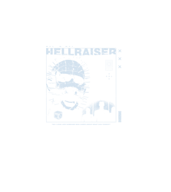 hellraiser minta fekete pólón