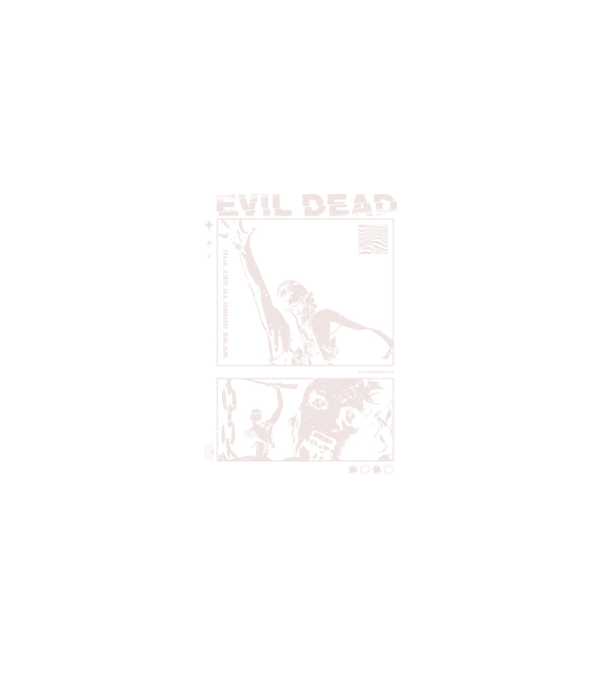 evil dead minta fekete pólón