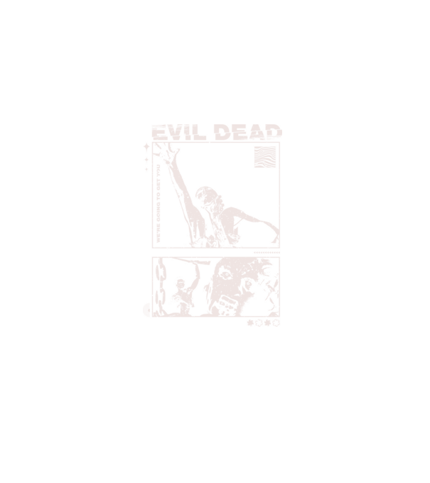 evil dead minta fekete pólón