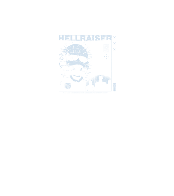 hellraiser minta fekete pólón