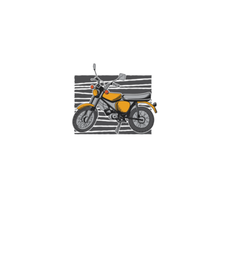 Retro motor minta szürke pólón