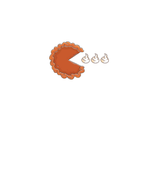 Pite Pac man minta fehér pólón
